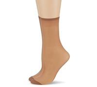 DIM Socquettes Femme Mes Essentiels Douceur x2, Daim, Taille unique