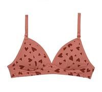 Dim Soutien-Gorge Fille Sans Armatures Mousses Amovibles Les Pockets Coton x1, Hearts, 70A