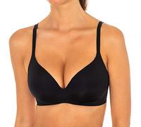 DIM Soutien-Gorge Femme Triangle Paddé Sans Armatures Invisifree x1, Noir, 100C