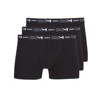 DIM Boxer Homme Coton Stretch Respirant Maintien Optimal x3, Noir, L