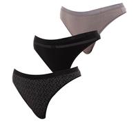 DIM String 'Les Pockets' gris foncé / noir, Taille XS-S