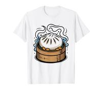 Dim Sum Maison Panier Vapeur Bambou Bao Cuisinier Chinois T-Shirt