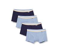 DIM Boxer Homme EcoDIM Coton Stretch Mode & Confort x4, Bleu Artic/Bleu Denim/Bleu Artic/Bleu Denim, XL
