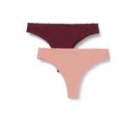 DIM Tanga Femme Midi Body Touch Easy x2, Rose/Rubis, L