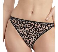 Dim Tanga Noir/Beige Femme Pétale Noir 38