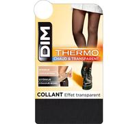 Dim Thermo Collant Femme Noir Effet Transparent Taille 1/2 1 Unité
