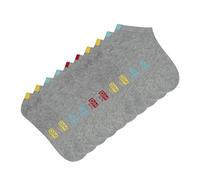 Dim Unisex Chaussettes Socquettes Ecodim Enfant x5, Gris Clair, 27-30