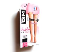 DIM UP BEAUTY SUBLIM BAS VOILE BRILLANT TRANSPARENT 15 DENIERS COLORIS NOIR