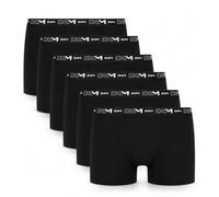 Dim X6 Boxer Coton Stretch Lot de 6, Multicolore (Noir/Noir/Noir + Noir/Noir/Noir 0hz), Medium (Taille Fabricant: 3) Homme