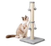 Dimaka Grattez naturellement la corde de chanvre pour chat, jouet pour chaton griffant 4 balles - Le chat gratte la pile