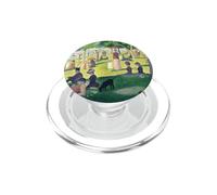Dimanche après-midi sur l'île de La Grande, Georges Seurat PopSockets PopGrip pour MagSafe