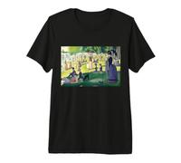 Dimanche après-midi sur l'île de La Grande, Georges Seurat T-Shirt Haut de Gamme
