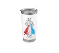 Dimanche de la Divine Miséricorde : Jésus, catholique Gobelet isotherme en acier inoxydable double paroi