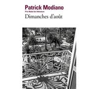 Patrick Modiano – Dimanches d'août – Anglais / Français – Broché (1989)