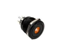 DimasTech Compatible Vandalismusschalter/-Taster 25mm, Blackline Dot - RGB