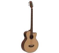DIMAVERY Basse acoustique ab-455, 5 cordes, nature