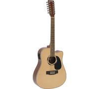 DIMAVERY DR-612 Guitare western 12 cordes, naturel
