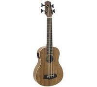 DIMAVERY Uk-700 ukulélé basse, zèbre bois / naturel G