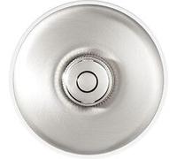 DIMBLER - Bouton Poussoir Carillon Porcelaine Blanche Coque Nickel Satiné Réf. 60310513-FONTINI