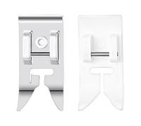 Dimeho Lot de 2 pieds universels pour machine à coudre pour point droit compatible avec les machines à coudre Singer, Brother, Janome, Kenmore, Babylock, la plupart des machines à coudre domestiques