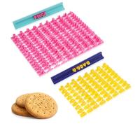 Dimeho Lot de 232 Tampons à Biscuits Avec Lettres, Chiffres, Signes de Ponctuation, Alphabet - Moule à Biscuit, Emporte-Pièces pour Cookie, Décoration de Gâteau