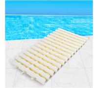DIMEIYAN Grille de Drainage trop-Plein Piscine, grilles Beiges 18 à 40 cm Largeur, Grille en Plastique ABS, Couvercle, Paquet 1/2/4/6/10(Beige 25cm,10pcs)