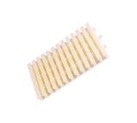 DIMEIYAN Grille de vidange débordement Piscine, Grille antidérapante, clôture en ABS for Sorties Douche, Plusieurs Tailles, Blanc os(Bone Color,20x100CM/4pieces)