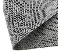 DIMEIYAN Tapis en Caoutchouc Commercial, Tapis de Drainage, Porte antidérapant Creux Forme S, Sol Jardin for Couloir, Cuisine, intérieur et extérieur for entrée Hall Maison(Gray)