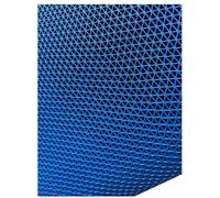 DIMEIYAN Tapis en Caoutchouc Commercial, Tapis de Drainage, Porte antidérapant Creux Forme S, Sol Jardin for Couloir, Cuisine, intérieur et extérieur for entrée Hall Maison(Blue)