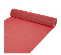 DIMEIYAN Tapis en Caoutchouc Commercial, Tapis de Drainage, Sol Forme S, Rouleau paillasson Creux Maille, Cuisine Polyvalent for Salle Bain intérieure et extérieure(Red,0.9x3meters/3x10FT)