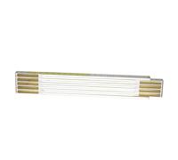 Dimension pliante en bois 2 m (blanc/jaune) 0-35-458