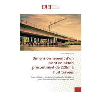 Dimensionnement d’un pont en béton précontraint de 228m à huit travées: Conception et analyse structurale détaillées avec les voies d’accès amont et aval