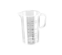 Dimensions 1 x verre doseur, Gobelet, doseur, échelle, transparent, 50 ou 500 ml
