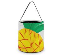[Dimensions : 20 x 21 x 18 cm (l x L) - Sacs à bonbons imprimés ananas mignons - Réutilisables pour les fêtes et les cadeaux