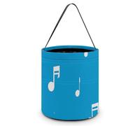 [Dimensions : 20 x 21 x 18 cm (l x L) - Sacs à bonbons imprimés avec notes de musique d'Halloween - Réutilisables pour les fêtes et les cadeaux