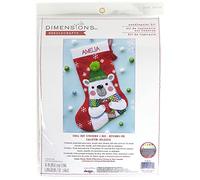 Dimensions Chill Out Kit de chaussettes de Noël personnalisables, 40,6 cm de long, multicolore, 7 pièces