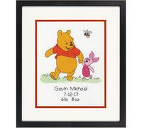 Dimensions Counted X Stitch - Disque de naissance Winnie l'ourson