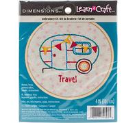Dimensions Court n 'Sweet Mini kit de Broderie, 10,2 cm