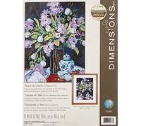 Dimensions Kit Aiguille Motif Lilas et Tulipes
