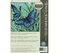 Dimensions Kit Canevas, Duo De Papillons