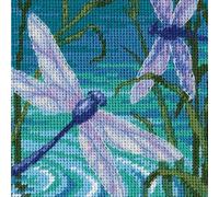 Dimensions Kit Canevas, Paire De Libellule