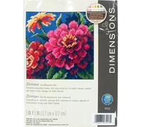 Dimensions Kit Canevas, Zinnias