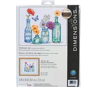 Dimensions – Kit de broderie au point de croix compté – tissu multicolore – Taille S