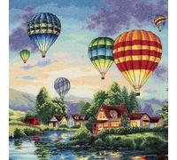 Dimensions kit de point de croix compté "Gold Collection, Balloon Glow", 40,6x30,4cm