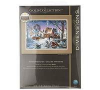 Dimensions Kit Point De Croix Compté, Beaux Souvenirs