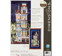 Dimensions : 13666 Ruban avec charme victorien compté au point de croix 12 x 21 cm 18 points