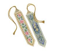 Dimensions Kit Point De Croix Compté, Deux Marques-Page