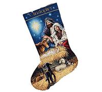 Dimensions Kit Point De Croix Compté, La Nuit Sainte