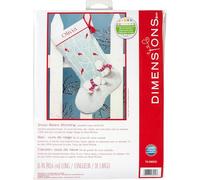 DIMENSIONS Kit Point De Croix Compté, Ours des Neiges, Coloris Assortis