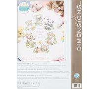 Dimensions Kit Point De Croix Imprimé, Couverture Bébés Animaux